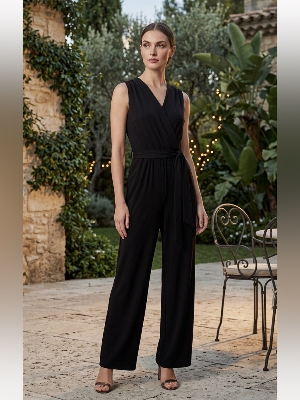 New Michael Kors V-neck Jumpsuit